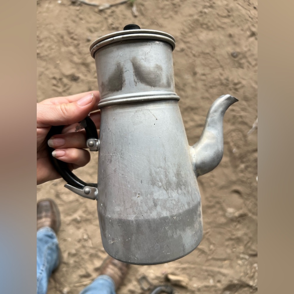 Vintage Aluminum Tea Kettle